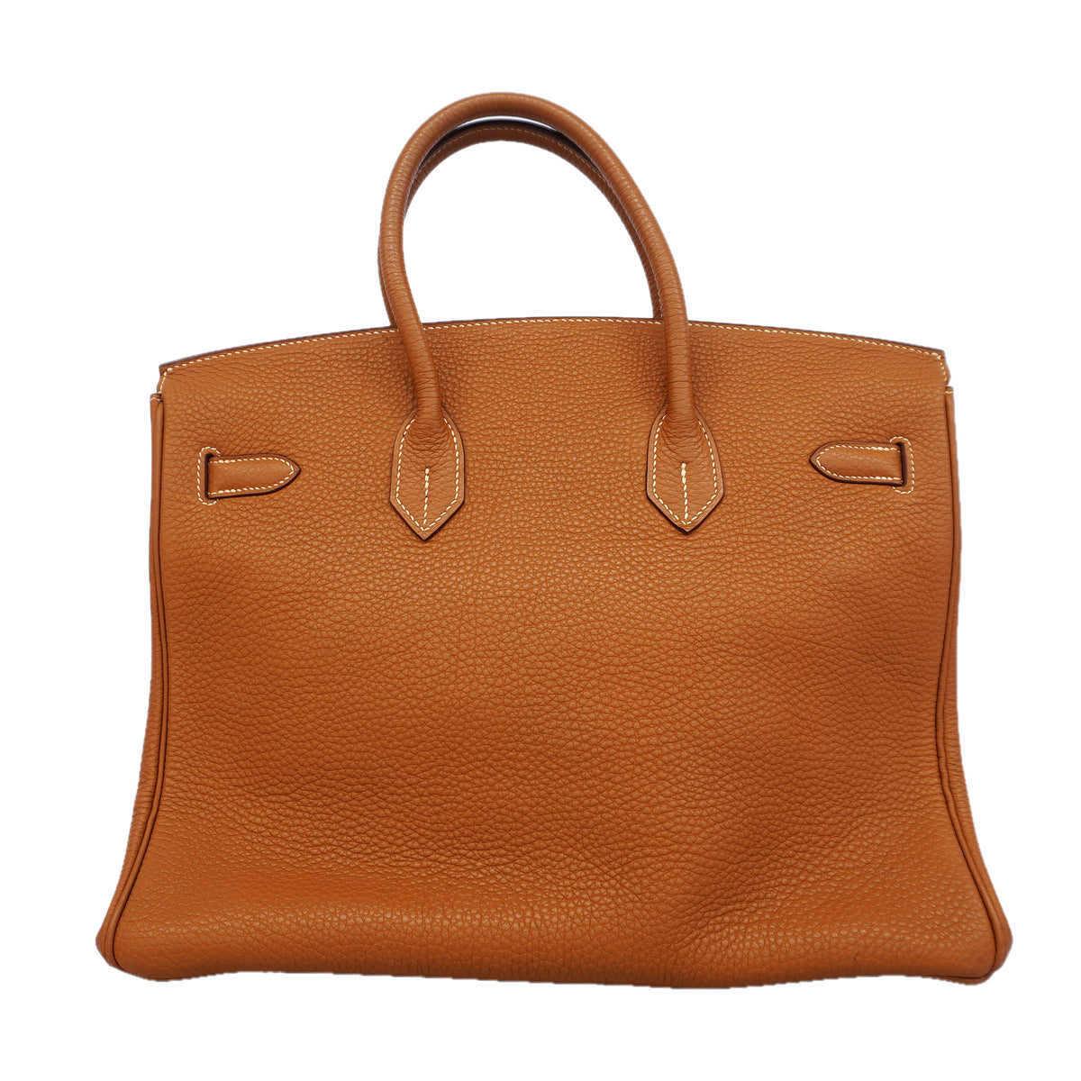 【6kc2739】エルメス ハンドバッグ バーキン35 トゴ ゴールド シルバー金具 □H刻印【中古】レディース