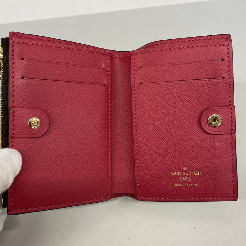 【6kc2741】ルイヴィトン 財布 モノグラム ポルトフォイユリサ M11380 ブラウン グレナ―ド【中古】レディース