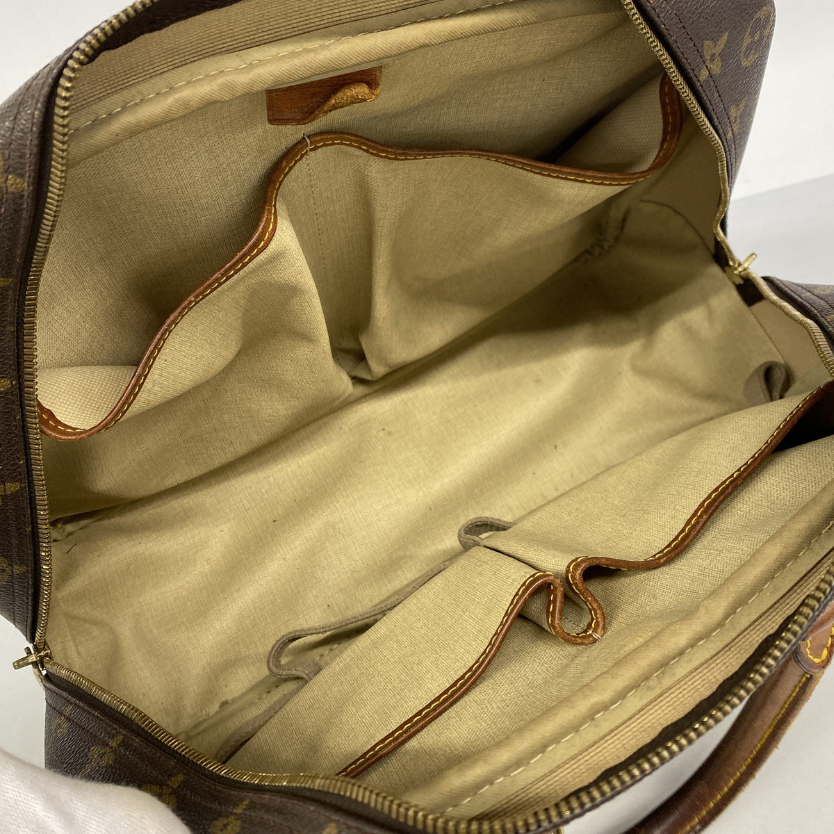 【6kc2745】ルイヴィトン ハンドバッグ モノグラム ドーヴィル M47270 ブラウン【中古】レディース