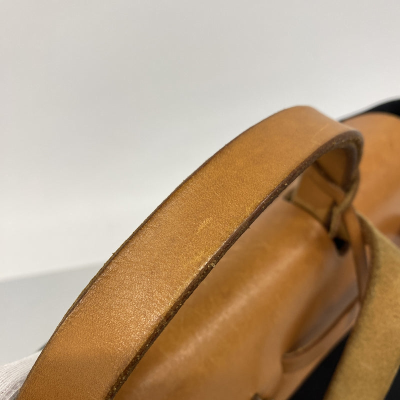 【6kc2749】エルメス ハンドバッグ エールバッグPM トワルオフィシエ ナチュラル シルバー金具 □F刻印 2wayバッグ【中古】レディース