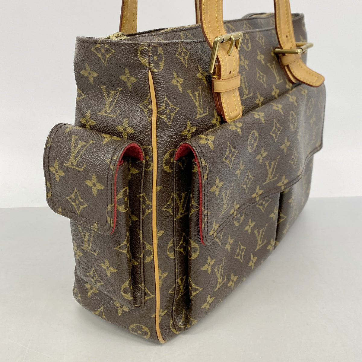 【6kc2754】ルイヴィトン ショルダーバッグ モノグラム ミュルティプリシテ M51162 ブラウン【中古】レディース