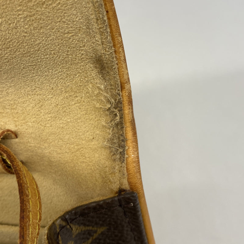 【6kc2755】ルイヴィトン ショルダーバッグ モノグラム ポシェットツインGM M51852 ブラウン【中古】レディース