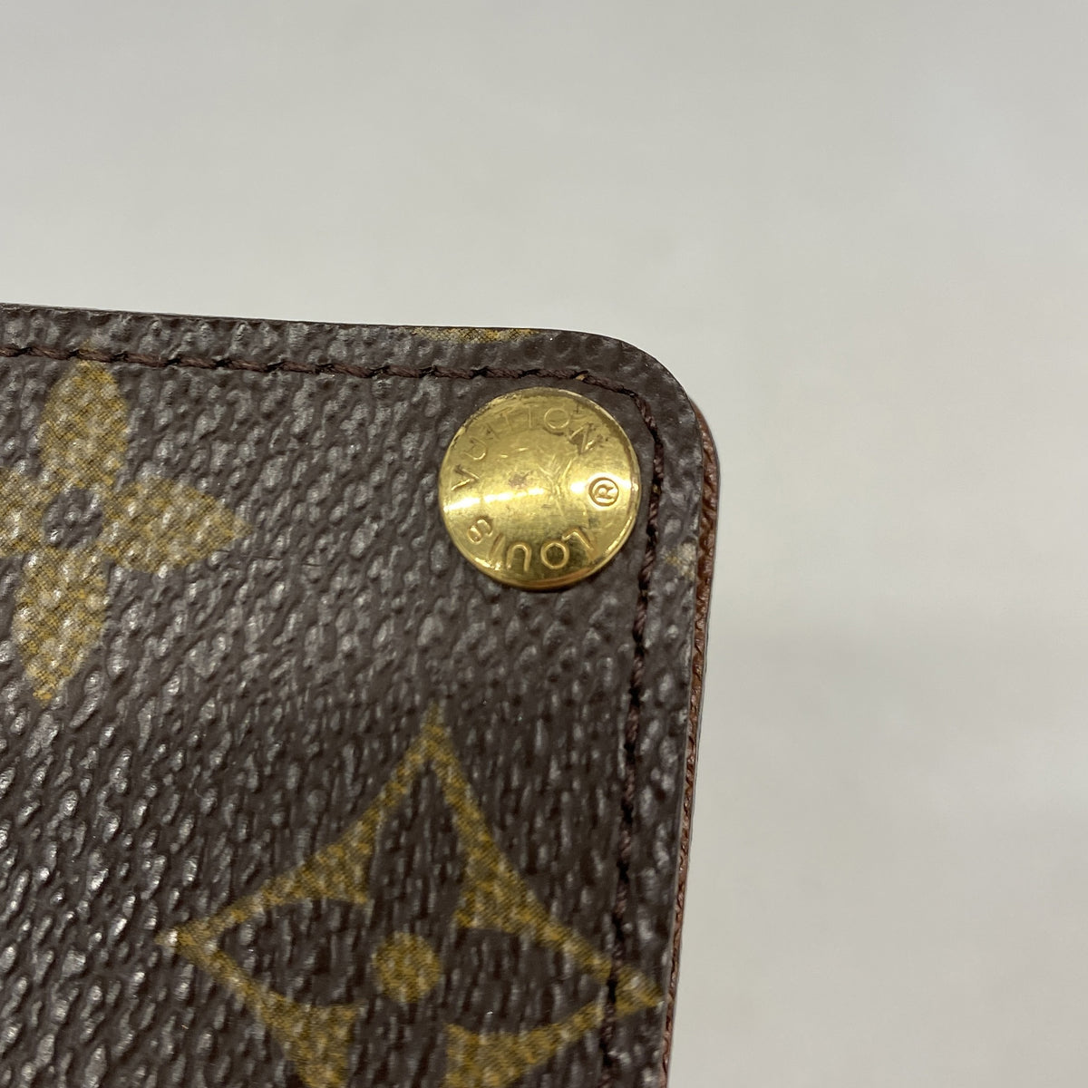 【6kc2756】ルイヴィトン カードケース モノグラム ポルトカルトクレディプレッシオン M60937 ブラウン【中古】メンズ レディース ユニセックス