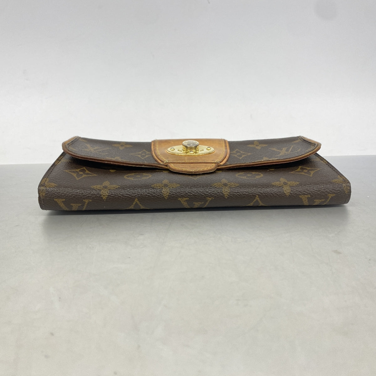 【6kc2757】ルイヴィトン 長財布 モノグラム ポルトフォイユボエシ M63220 ブラウン【中古】レディース