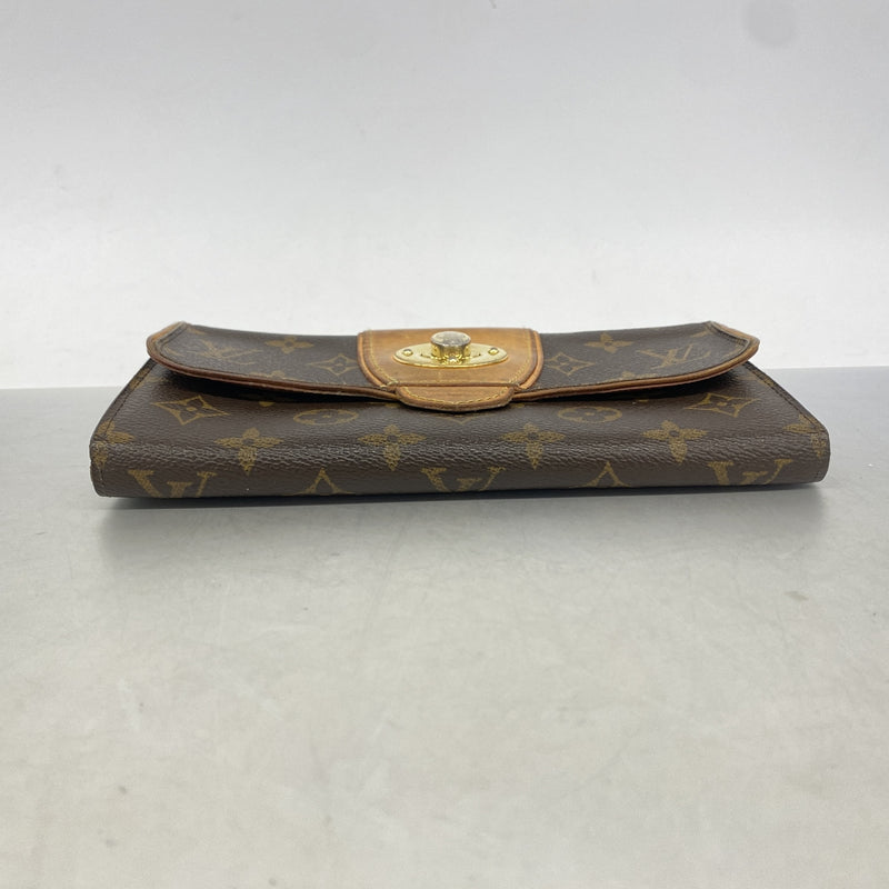 【6kc2757】ルイヴィトン 長財布 モノグラム ポルトフォイユボエシ M63220 ブラウン【中古】レディース