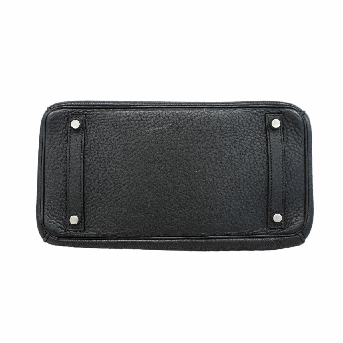 【6kc2761-h】エルメス ハンドバッグ バーキン30 トリヨンクレマンス ブラック シルバー金具 □K刻印【中古】レディース