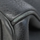 【6kc2761-h】エルメス ハンドバッグ バーキン30 トリヨンクレマンス ブラック シルバー金具 □K刻印【中古】レディース
