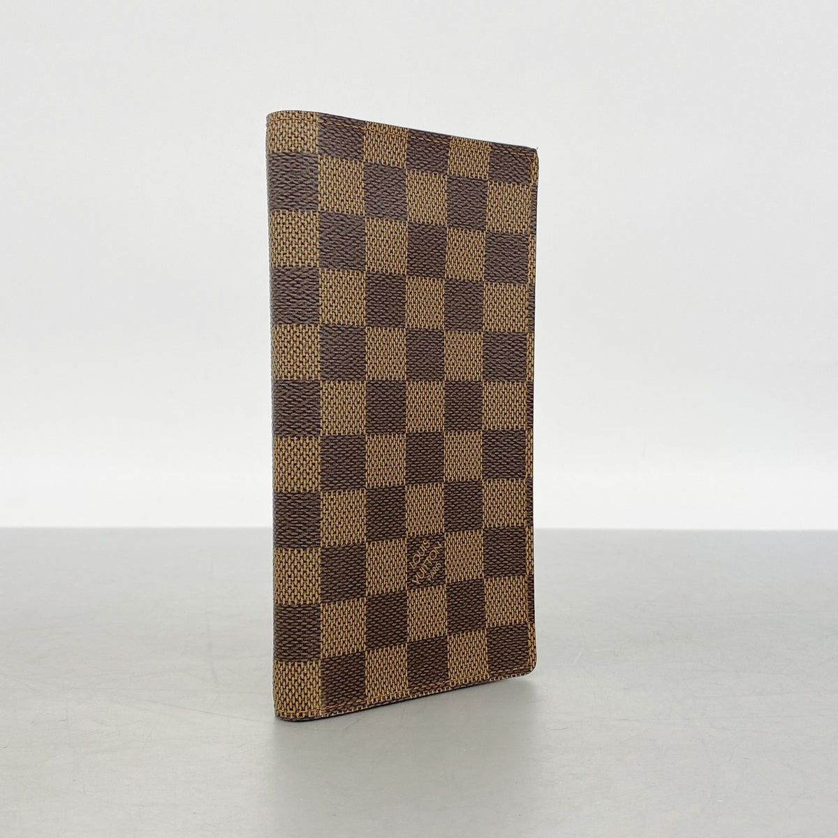 【6kc2769】ルイヴィトン 長札入れ ダミエ ポルトカルトクレディ N60825 エベヌ【中古】メンズ