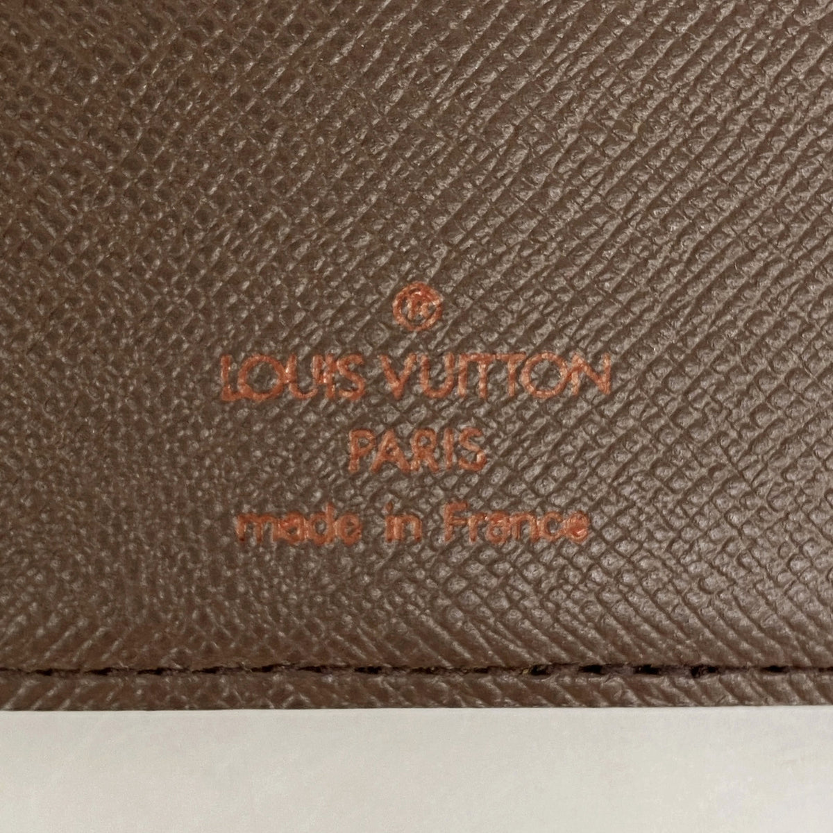 【6kc2769】ルイヴィトン 長札入れ ダミエ ポルトカルトクレディ N60825 エベヌ【中古】メンズ