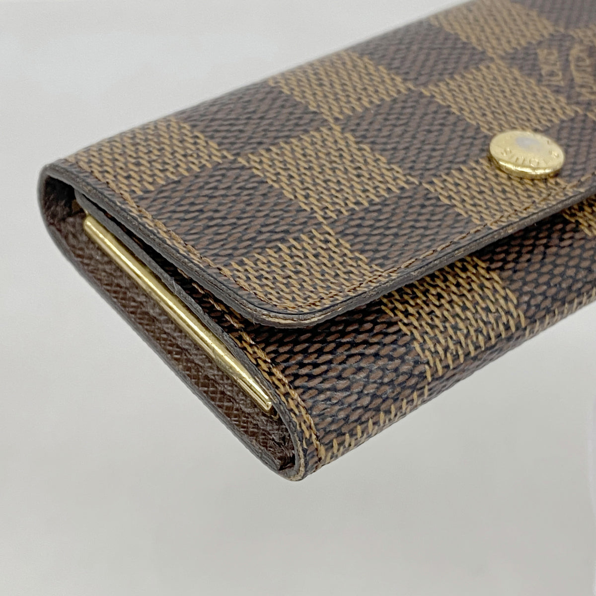 【6kc2772】ルイヴィトン キーケース ダミエ ミュルティクレ4 N62631 エベヌ【中古】メンズ レディース ユニセックス