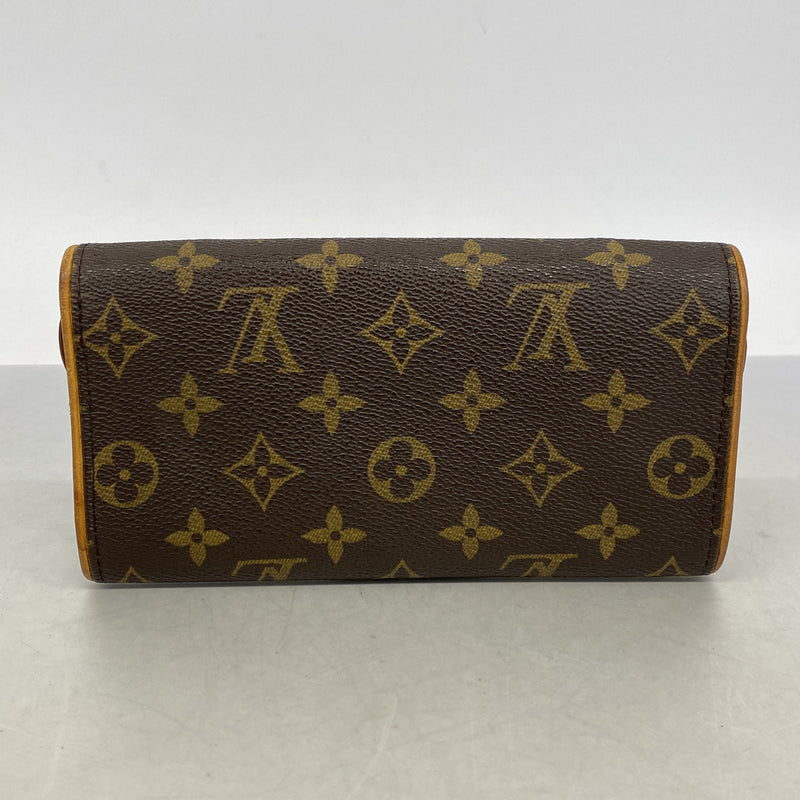 【6kc2775】ルイヴィトン ショルダーバッグ モノグラム ポシェットツインPM M51854 ブラウン【中古】レディース