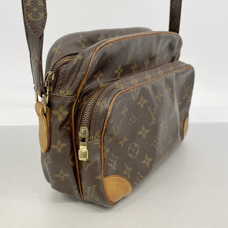 【6kc2776】ルイヴィトン ショルダーバッグ モノグラム ナイル M45244 ブラウン【中古】レディース