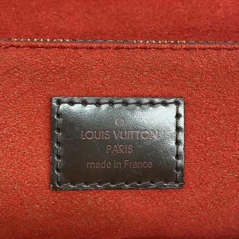 【6kc2787】ルイヴィトン ハンドバッグ ダミエ ベルガモPM N41167 エベヌ 2wayバッグ【中古】レディース