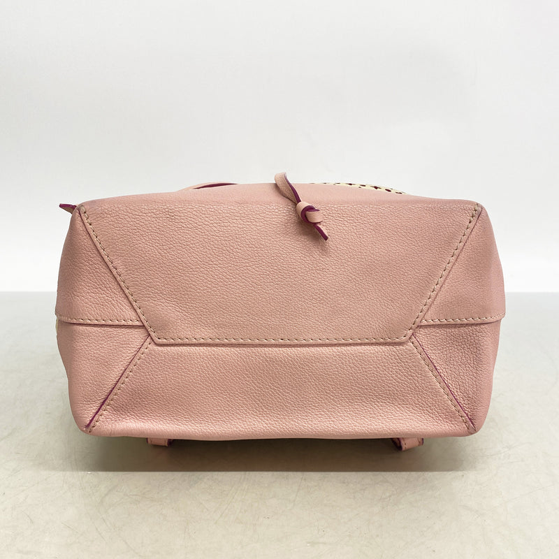 【6kc2788】ルイヴィトン リュック・デイパック ロックミー バックパック M54577 アイボリー ピンク【中古】レディース