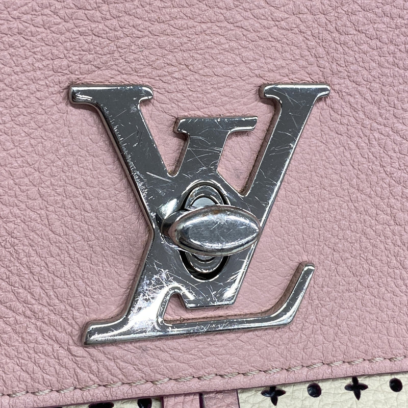 【6kc2788】ルイヴィトン リュック・デイパック ロックミー バックパック M54577 アイボリー ピンク【中古】レディース