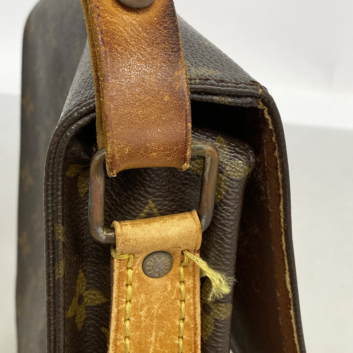 【6kc2793】ルイヴィトン ショルダーバッグ モノグラム カルトシエールMM M51253 ブラウン【中古】レディース