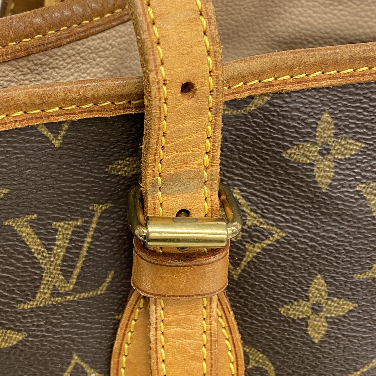 【6kc2795】ルイヴィトン トートバッグ モノグラム バケットPM M42238 ブラウン【中古】レディース