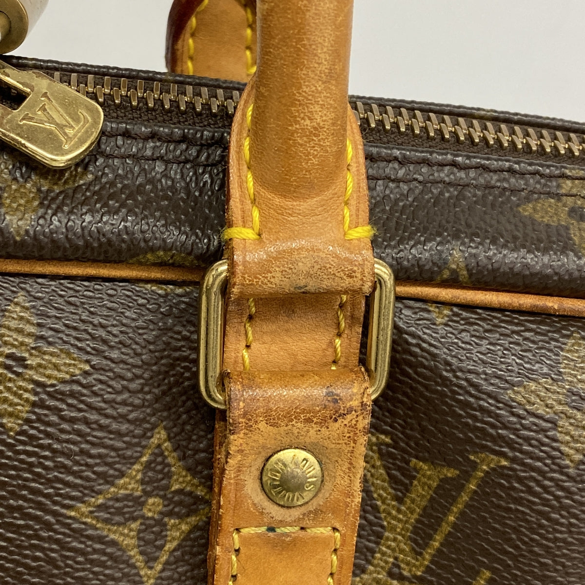 【6kc2797】ルイヴィトン ビジネスバッグ モノグラム ポルトドキュマンヴォワヤージュ M53361 ブラウン【中古】メンズ