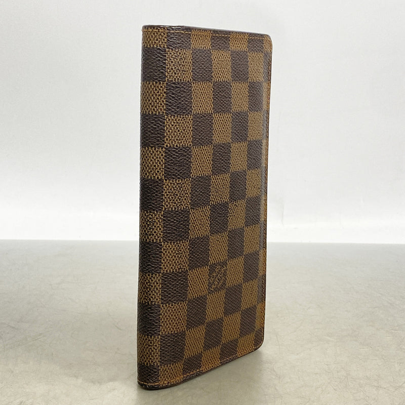 【6kc2799】ルイヴィトン 長財布 ダミエ ポルトフォイユブラザ N60017 エベヌ【中古】メンズ