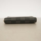 【6kc2826】ルイヴィトン コインケース ダミエ・グラフィット ジッピーコインパース N63076 グレー ブラック【中古】メンズ