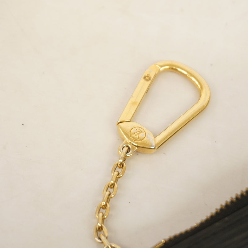 【6kc2827】ルイヴィトン コインケース エピ ポシェットクレ M63802 ノワール【中古】メンズ レディース ユニセックス