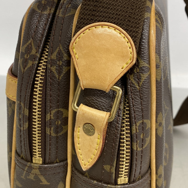 【6kc2835】ルイヴィトン ショルダーバッグ モノグラム リポーターPM M45254 ブラウン【中古】レディース