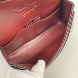 【6kc2850-h】シャネル ショルダーバッグ マトラッセ Wフラップ Wチェーン ラムスキン ブラック ゴールド金具【中古】レディース