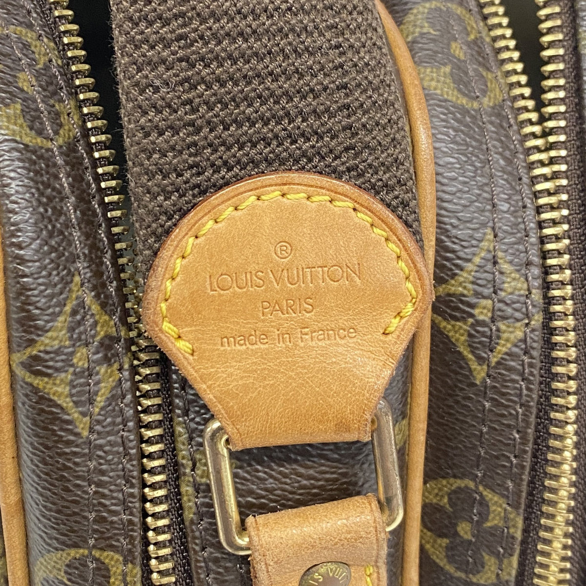 【6kc2852-h】ルイヴィトン ショルダーバッグ モノグラム リポーターPM M45254 ブラウン【中古】レディース