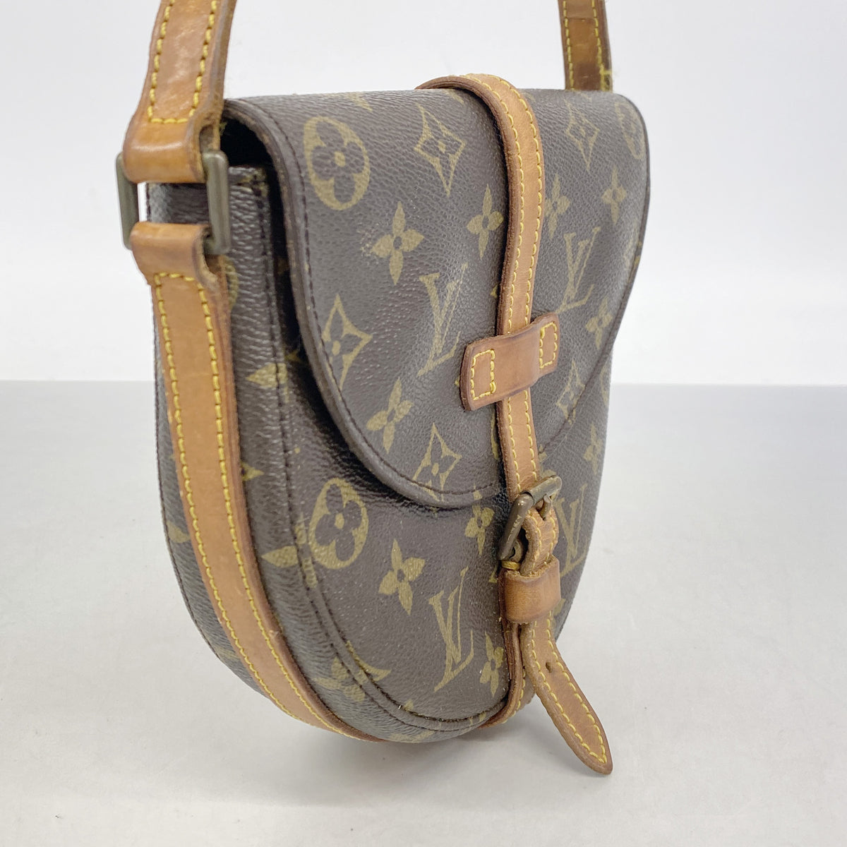 【6kc2861】ルイヴィトン ショルダーバッグ モノグラム シャンティPM M51234 ブラウン【中古】レディース