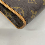 【6kc2862】ルイヴィトン ウエストバッグ モノグラム ポシェットフロランティーヌ M51855 ブラウン【中古】レディース