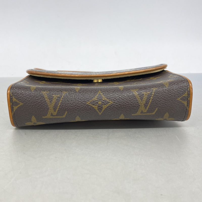【6kc2862】ルイヴィトン ウエストバッグ モノグラム ポシェットフロランティーヌ M51855 ブラウン【中古】レディース