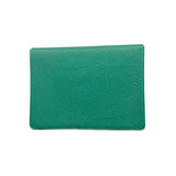 【6kc2872】エルメス コインケース カルヴィデュオ ヴォーエプソン ミント シルバー金具 B刻印【中古】レディース