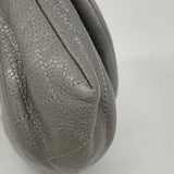 【6kc2874】シャネル ショルダーウォレット チェーンショルダー キャビアスキン グレージュ シルバー金具【中古】レディース