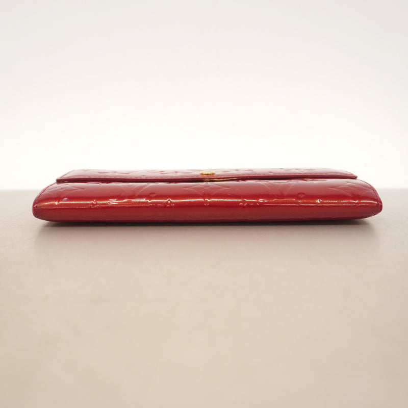 【6kc2883】ルイヴィトン 長財布 ヴェルニ ポルトフォイユサラ M93530 ポムダムール【中古】レディース