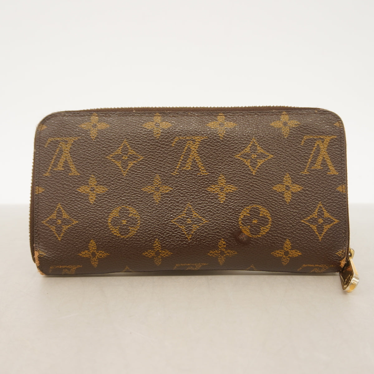 【6kc2884】ルイヴィトン 長財布 モノグラム ジッピーウォレット M60017 ブラウン【中古】メンズ レディース ユニセックス