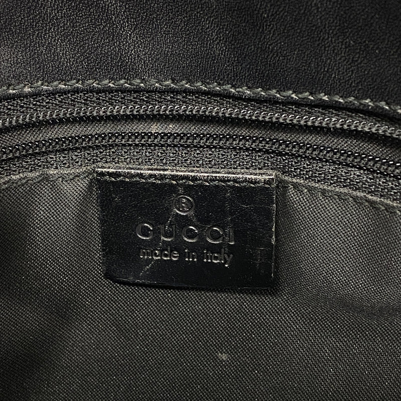 【6kc2918】グッチ ハンドバッグ GGキャンバス 002 1079 キャンバス ブラック シルバー金具【中古】レディース