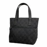 【6kc2918】グッチ ハンドバッグ GGキャンバス 002 1079 キャンバス ブラック シルバー金具【中古】レディース