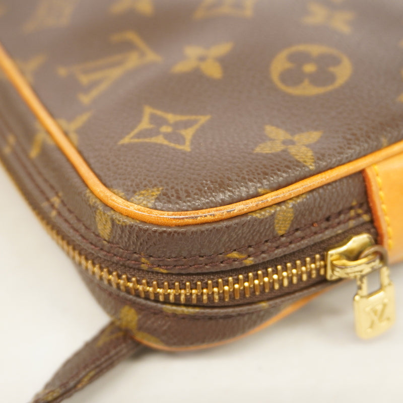 【6kc2930】ルイヴィトン ショルダーバッグ モノグラム ポシェットマルリーバンドリエール M51828 ブラウン【中古】レディース