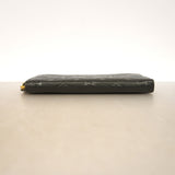 【6kc2935】ルイヴィトン 長財布 モノグラム・アンプラント ポルトフォイユクレマンス M60171 ノワール【中古】レディース
