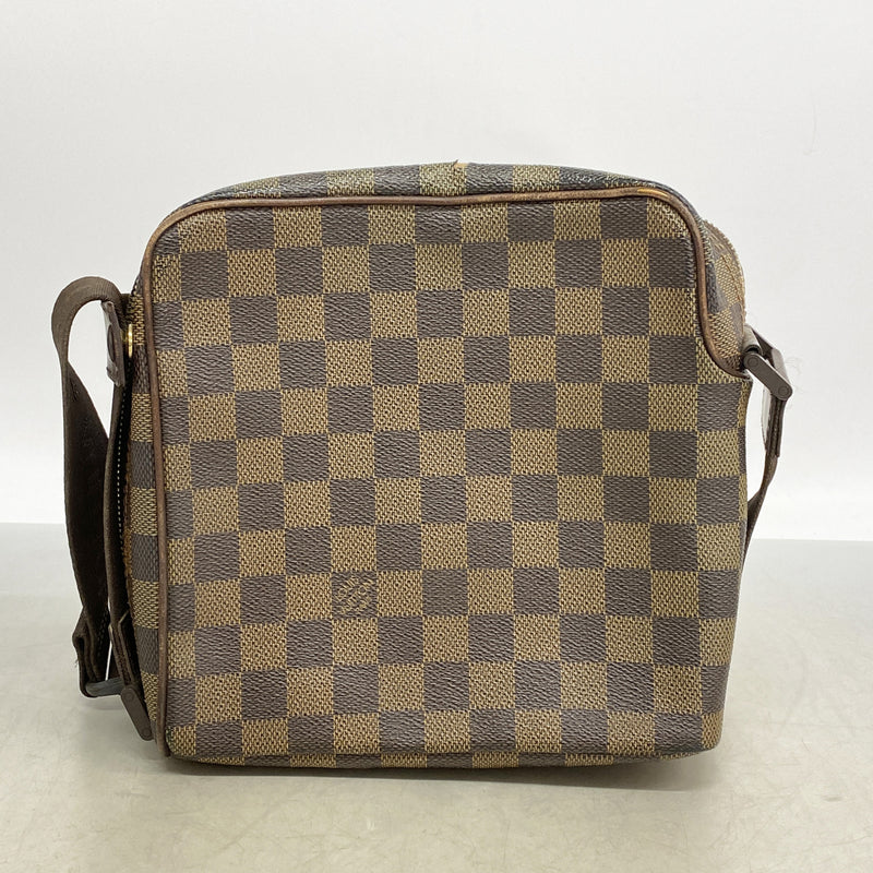 【6kc2944】ルイヴィトン ショルダーバッグ ダミエ オラフPM N41442 エベヌ【中古】メンズ