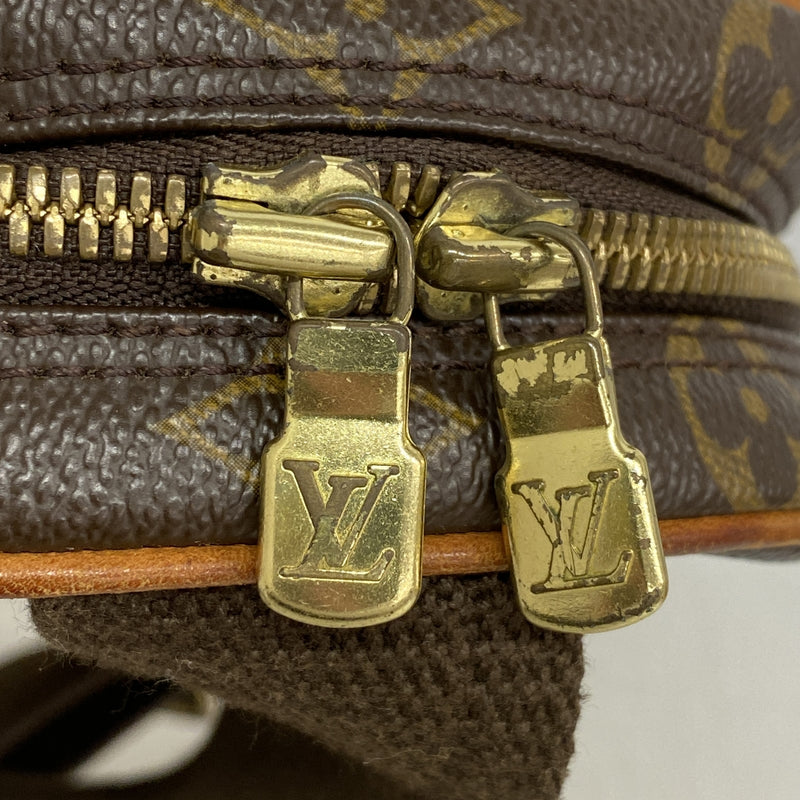 【6kc2967】ルイヴィトン ボディバッグ モノグラム ポシェットガンジュ M51870 ブラウン【中古】メンズ