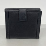 【6kc2977】サルヴァトーレフェラガモ 財布 ガンチーニ レザー ブラック シルバー金具【中古】レディース