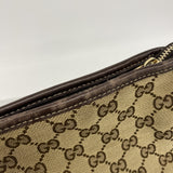 【6kc2978】グッチ ショルダーバッグ GGキャンバス 169998 キャンバス ブラウン ゴールド金具【中古】レディース