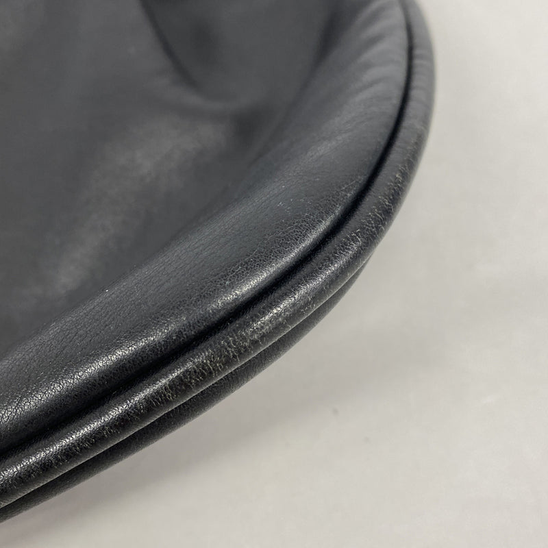 【6kc2980】グッチ ショルダーバッグ 001 4030 レザー ブラック シルバー金具【中古】レディース