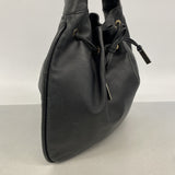 【6kc2980】グッチ ショルダーバッグ 001 4030 レザー ブラック シルバー金具【中古】レディース