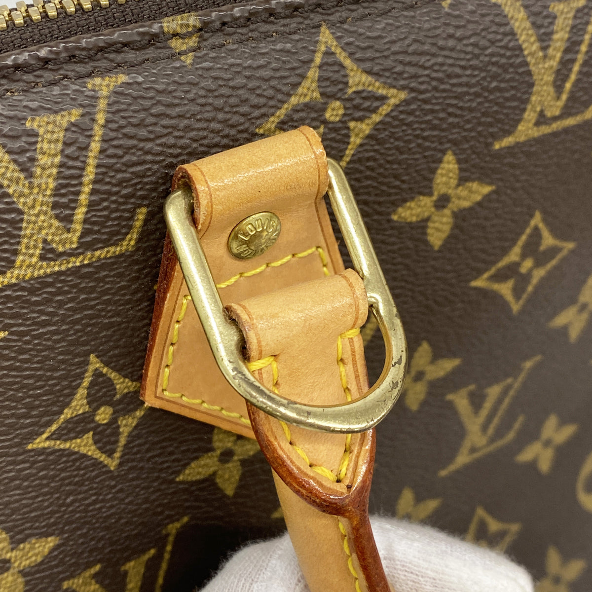 【6kc2990】ルイヴィトン ハンドバッグ モノグラム アルマ M51130 ブラウン【中古】レディース