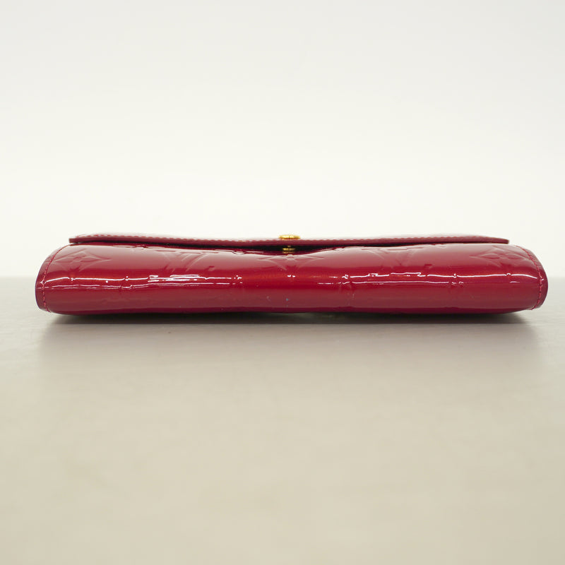 【6kc3013】ルイヴィトン 長財布 ヴェルニ ポルトフォイユサラ M93530 ポムダムール【中古】レディース