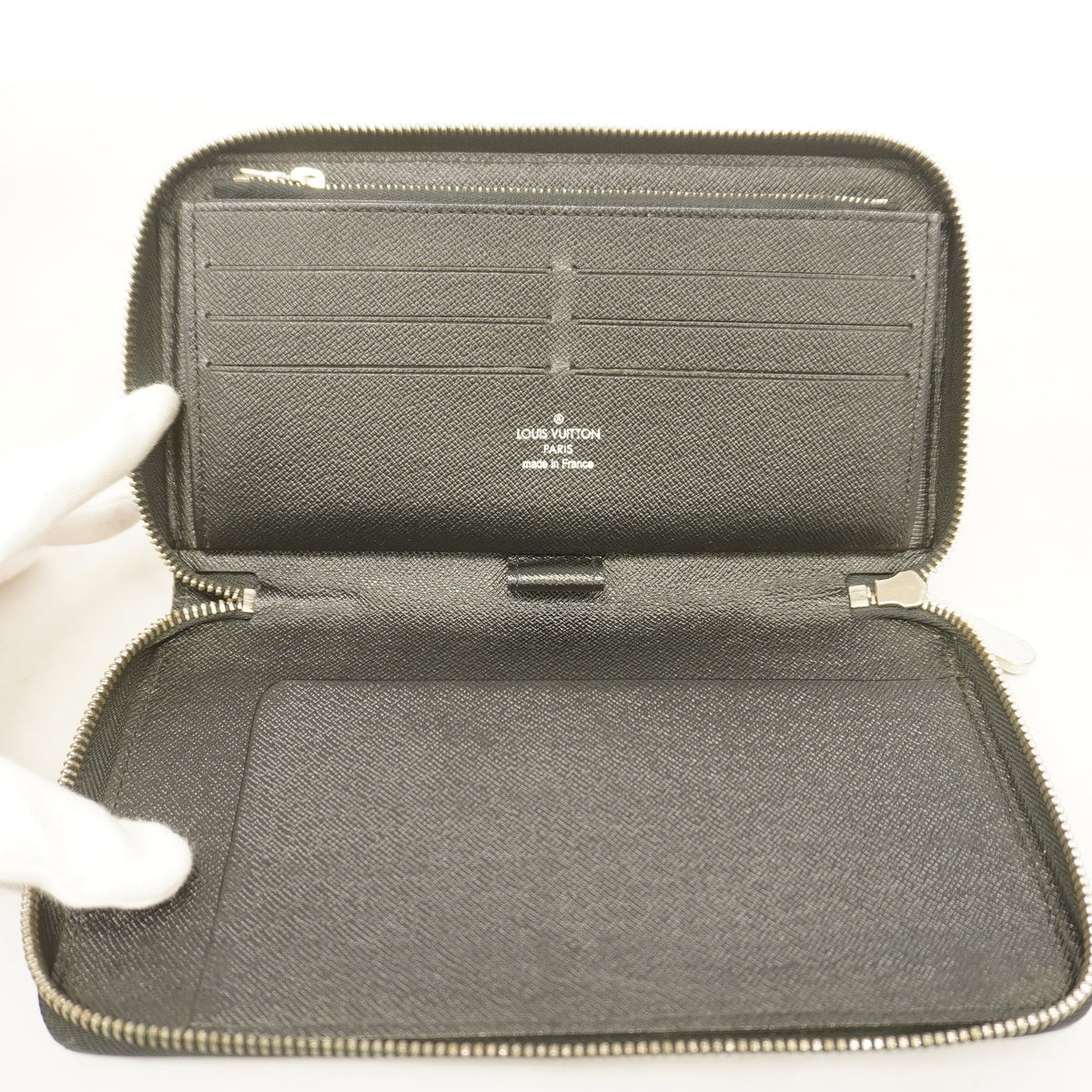 【6kc3025】ルイヴィトン 長財布 エピ ジッピーオーガナイザー M63852 ノワール【中古】メンズ
