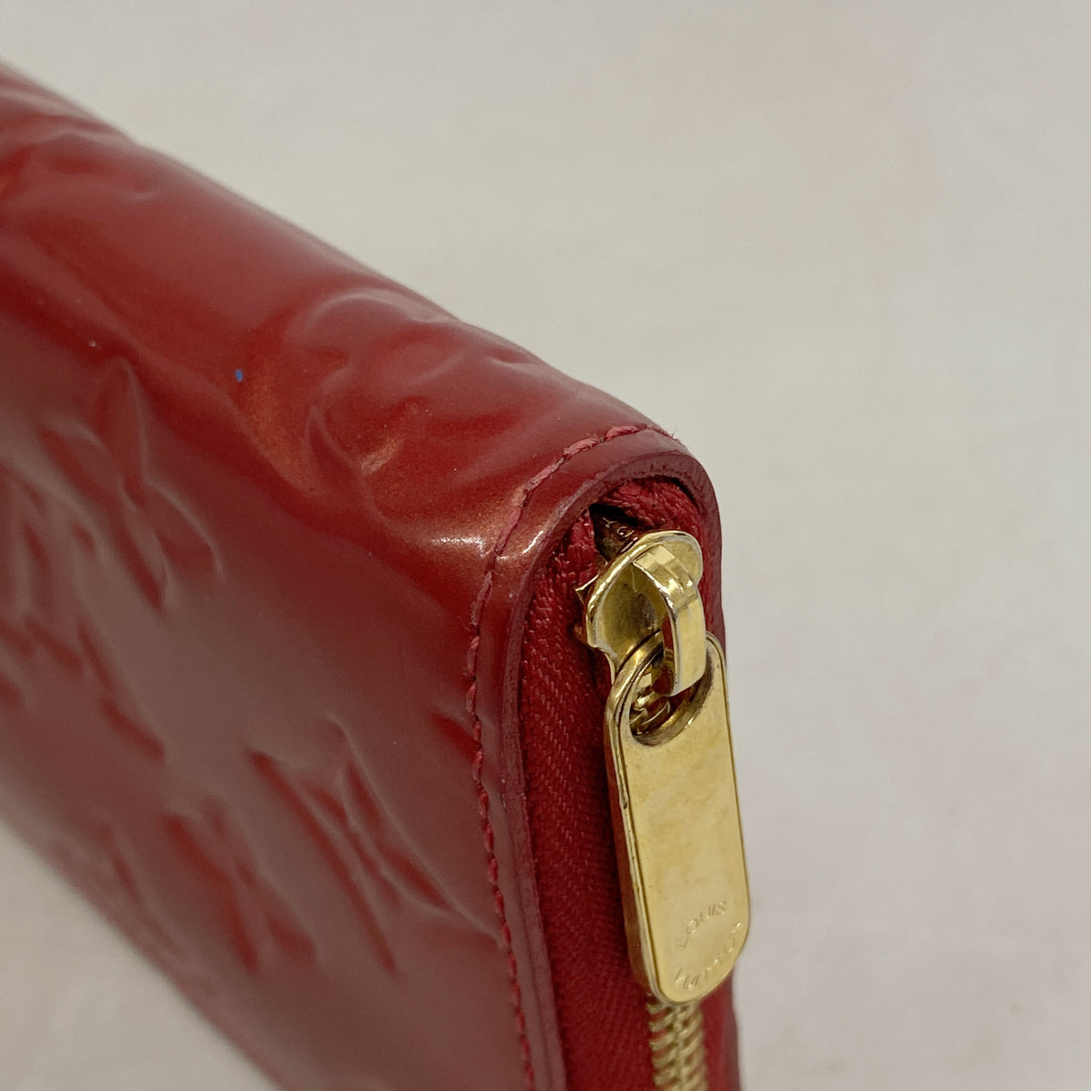 【6kc3038】ルイヴィトン コインケース ヴェルニ ジッピコインパース M93608 ポムダムール【中古】レディース