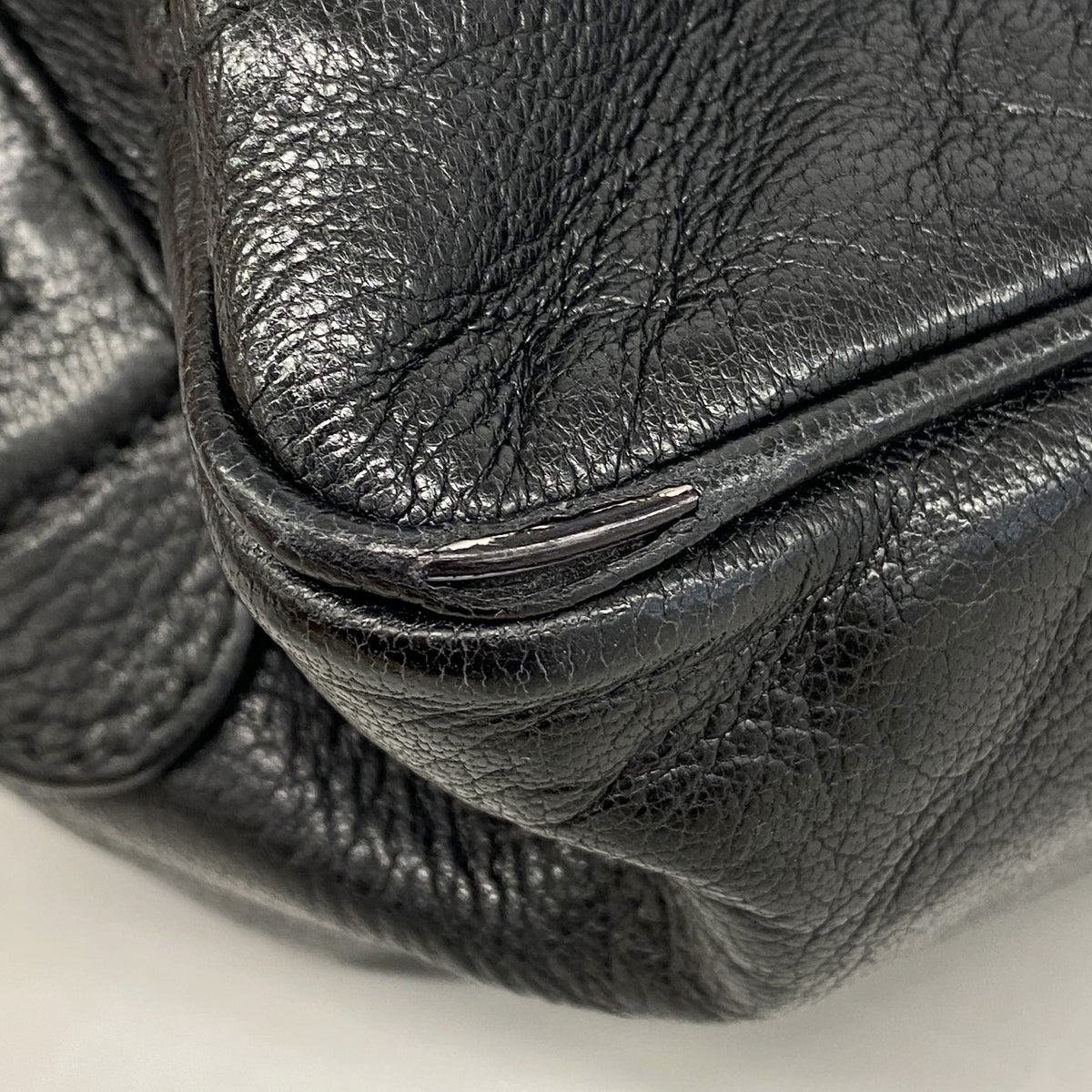 【6kc3043】グッチ ショルダーバッグ プリンシー 161720 レザー ブラック シャンパンゴールド金具【中古】レディース